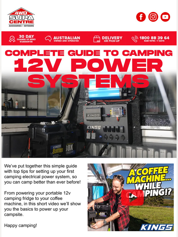 4WD Supacentre Camp Power Setup Made Supa Easy ⚡ Milled