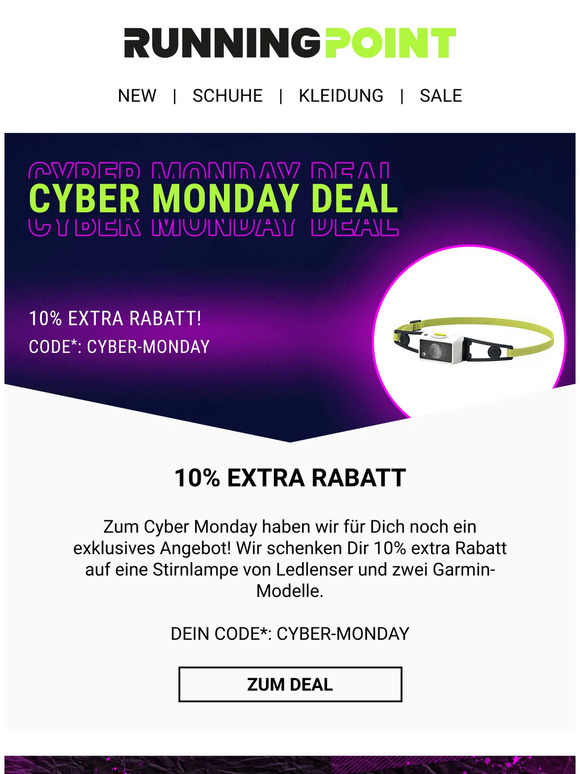 Nur für Dich - nur heute ❗ Unser Cyber Monday Deal