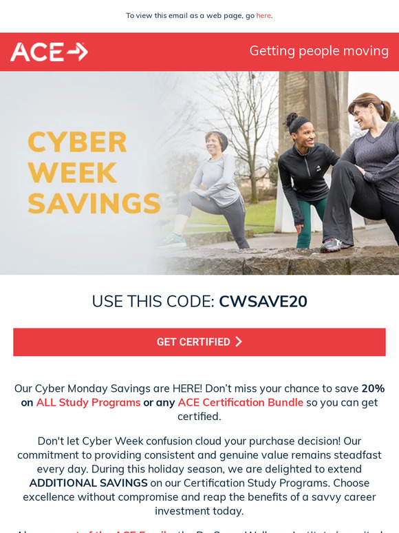 Cyber Week Savings!