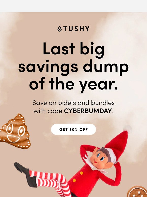 TODAY ONLY: CYBER BUMDAY SALE