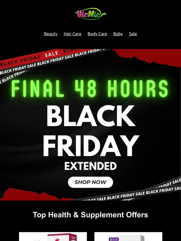 LAST CHANCE! Extended BLACK FRIDAY OFFERS | FINAL 48 Hours!
