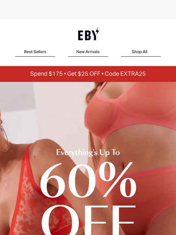 Shop These Bestselling Bras and Panties From EBY