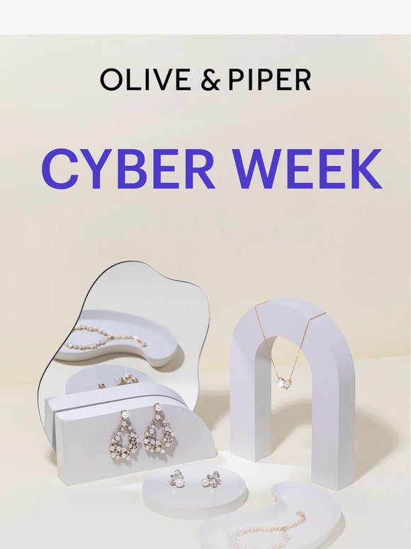 CYBER WEEK 🛒 Up To 50% Off