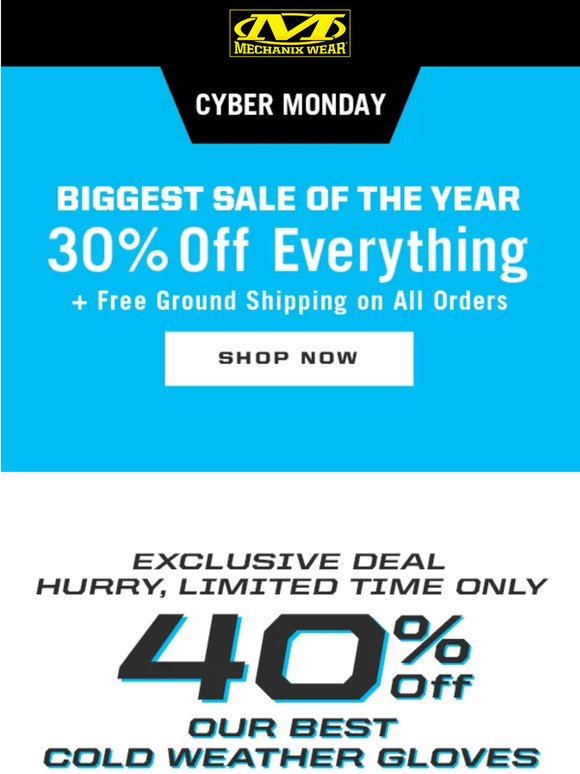 30% off Everything + Winter Deal HOT Deal