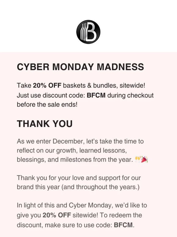 Thanking you with 20% OFF gifts 🎁