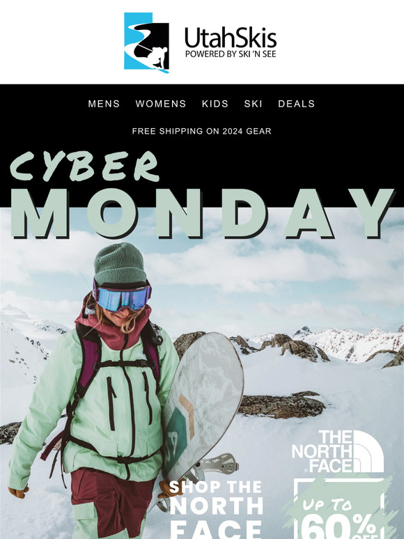 Cyber Monday - Up to 60% off The North Face.