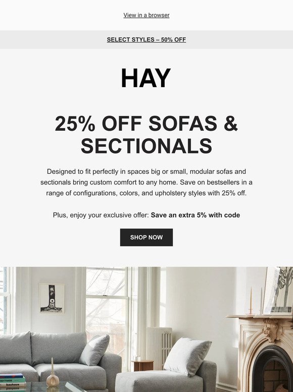 Save 25% Sitewide + An Extra 5% Off