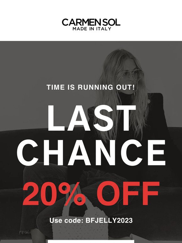 LAST CALL: 20% Off Ends Tonight! ⏰