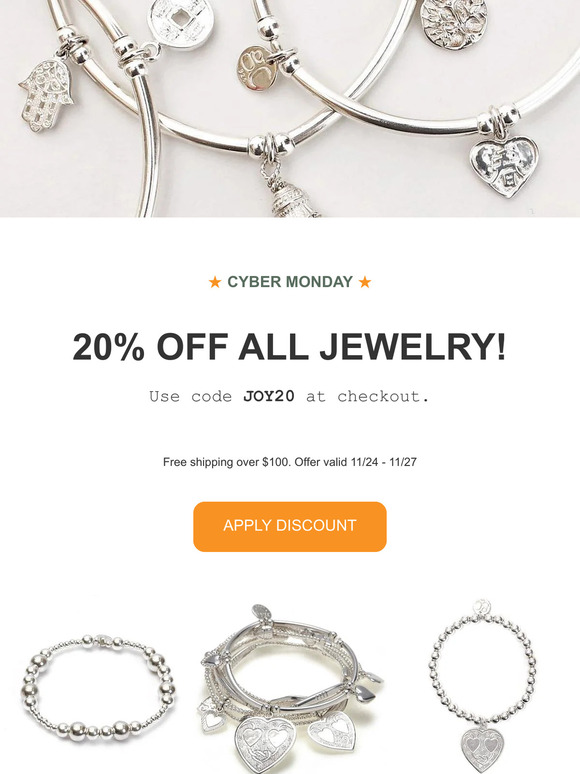 Sale ends today! Cyber Monday ✨ 20% OFF Good Charma