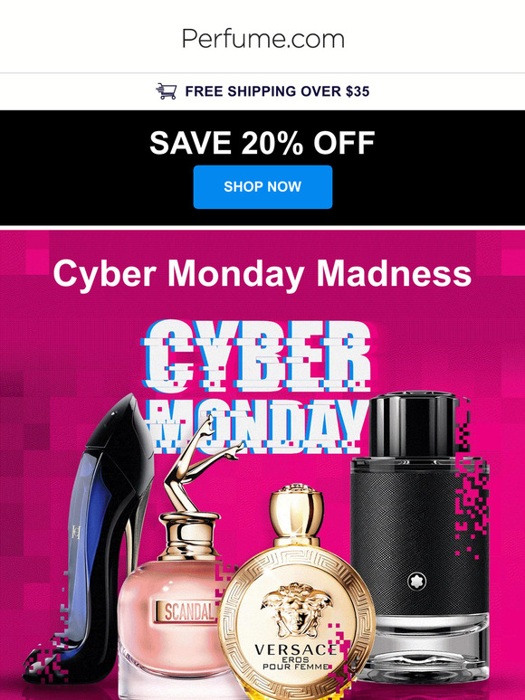 Save 20% Sitewide for Cyber Monday!