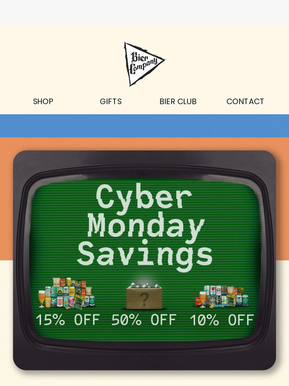Cyber Monday savings 🚨