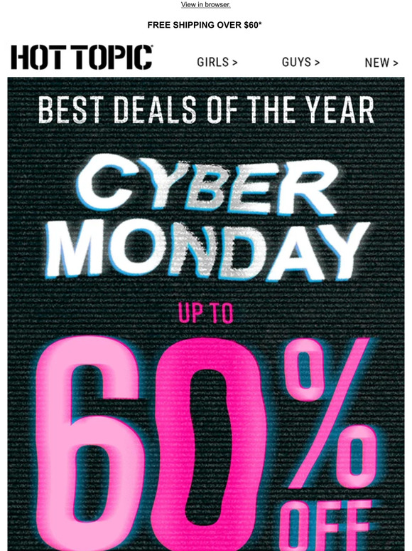 Shop our BEST DEALS of the year 🔊 Up to 60% OFF