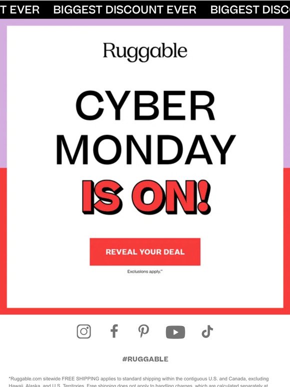 Cyber Monday Surprise! 🎉