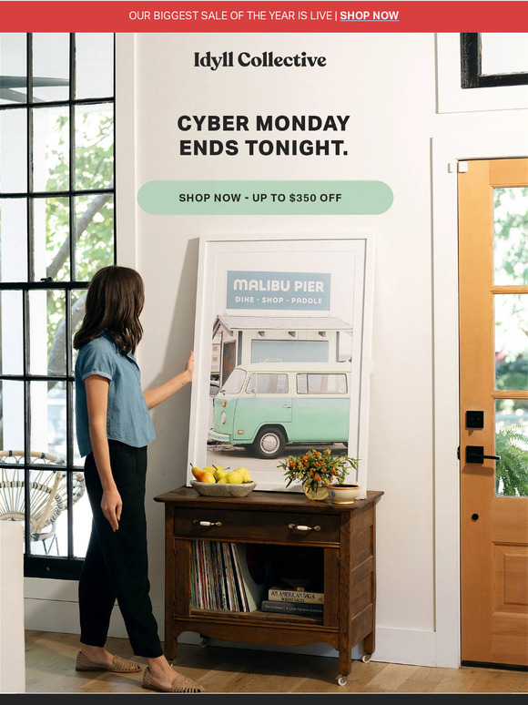 Last chance! Cyber Monday ends tonight!
