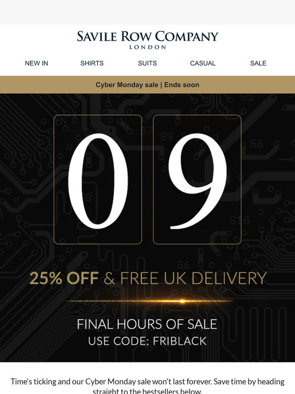 don't miss the Cyber Monday sale
