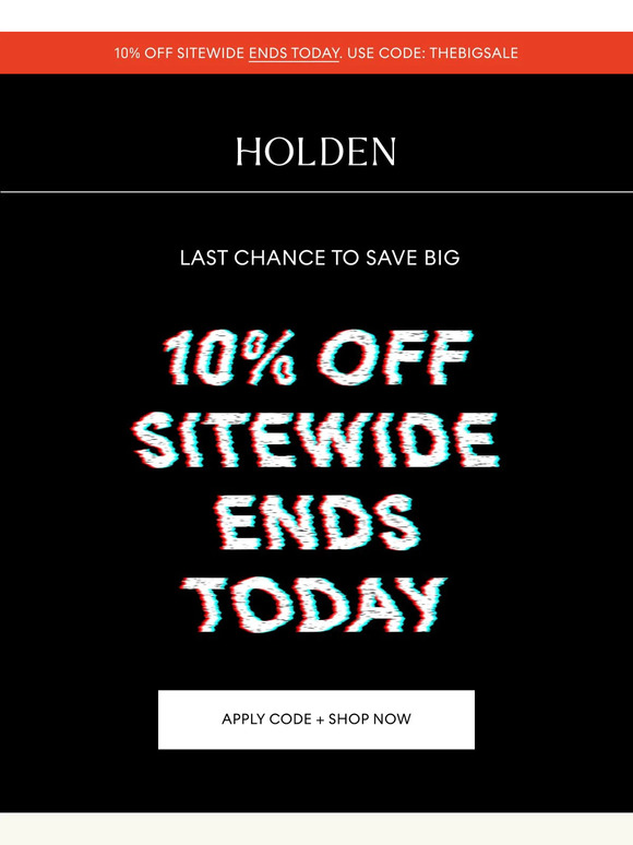 holden Email Newsletters Shop Sales, Discounts, and Coupon Codes