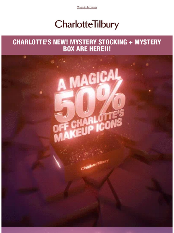 charlottetilbury Charlotte’s NEW! Mystery Stocking + Mystery Box Are