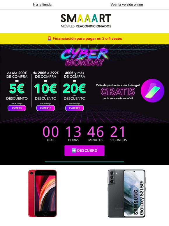 📢 Cyber Monday: Aproveche nuestras últimas promociones