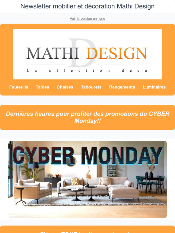 🔥Dernières heures pour profiter des promos du CYBER MONDAY🔥
