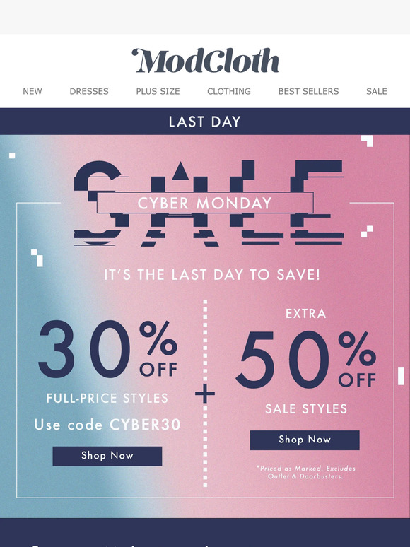 Last Day for Up to 80% OFF