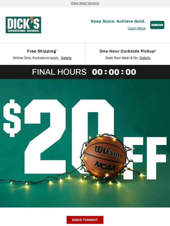 This app exclusive ends TONIGHT ⏰ $20 off when you spend $100+ - includes sale items!