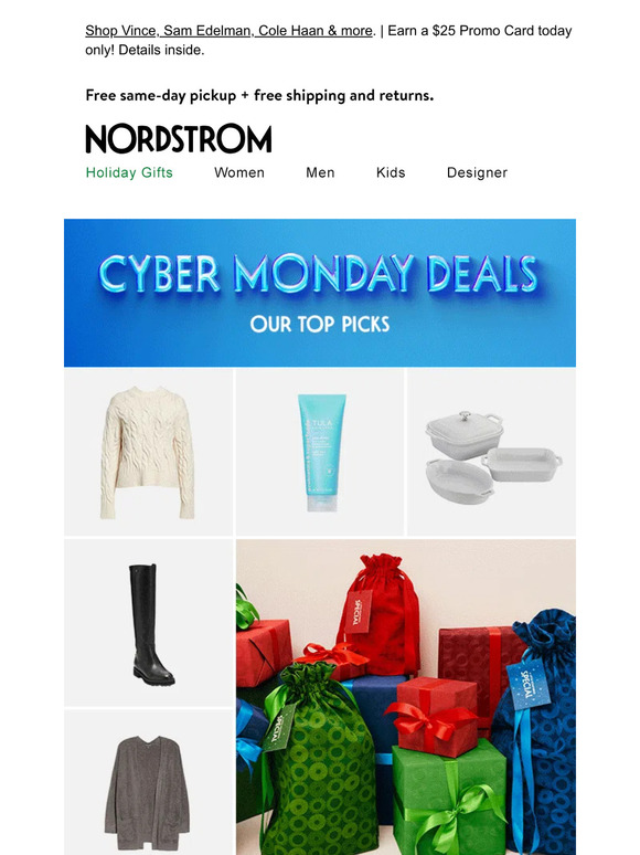 Up to 60% off: Cyber Mon-yay!