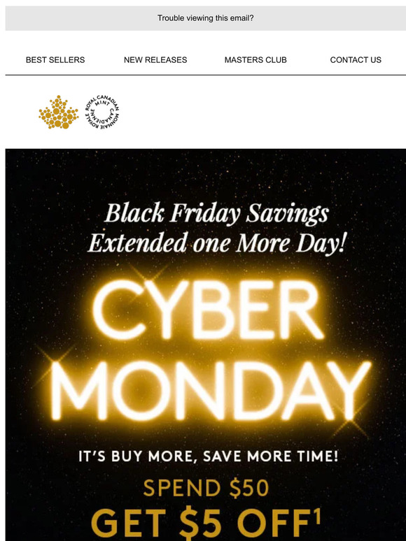 Cyber Monday - Black Friday Savings Extended one More Day!