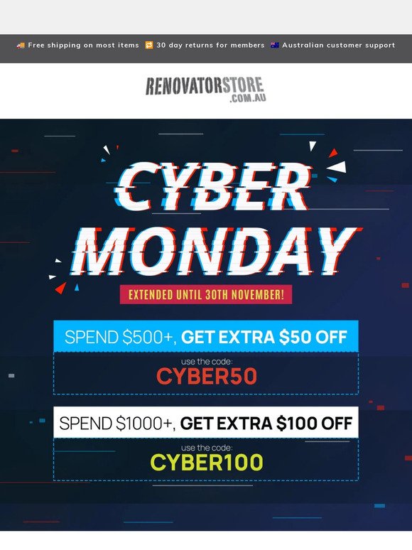 Cyber Monday Deal Extended 📅