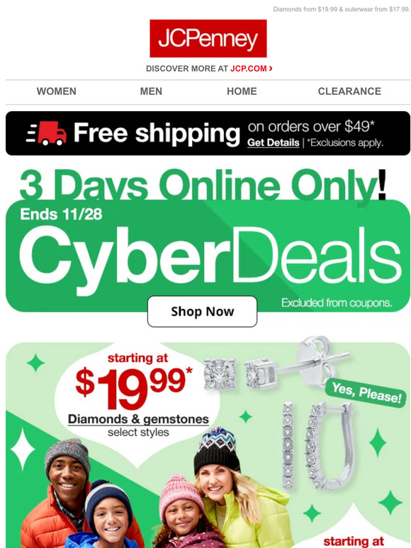 JC Penney Time’s running out for Cyber Deals ⏳ Milled