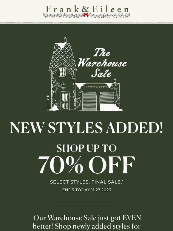 NEW SALE STYLES ADDED