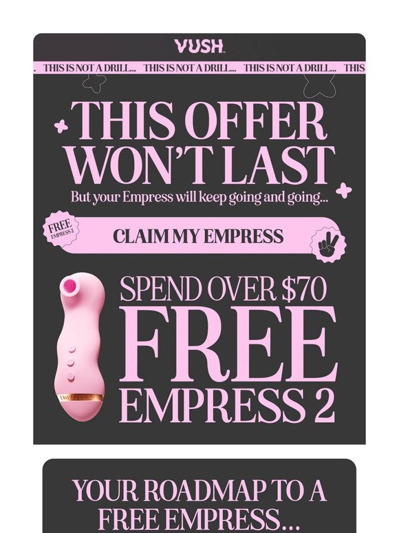 Our FREE Empresses are running low…