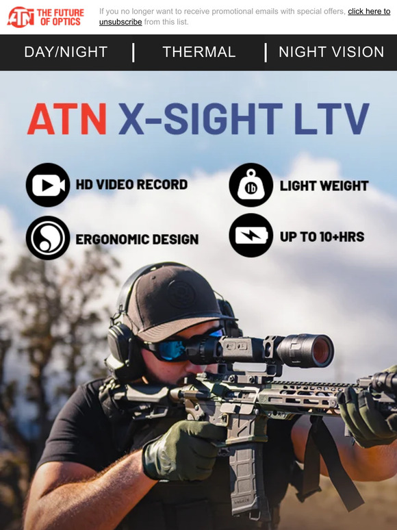 Atn Maker Of Night Vision And Thermal Imaging X Sight Ltv Deal Alert Grab Off Now