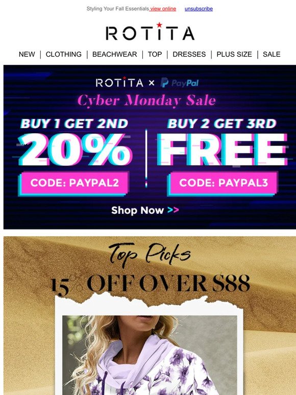 Email Exclusive | Tops low to $7.98