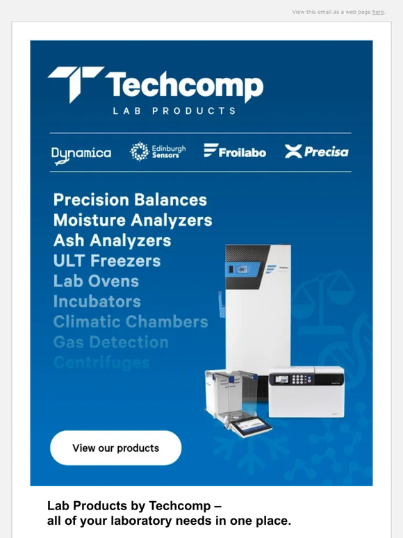 Level up your laboratory process with Techcomp Lab Products today – Precisa, Froilabo, Dynamica