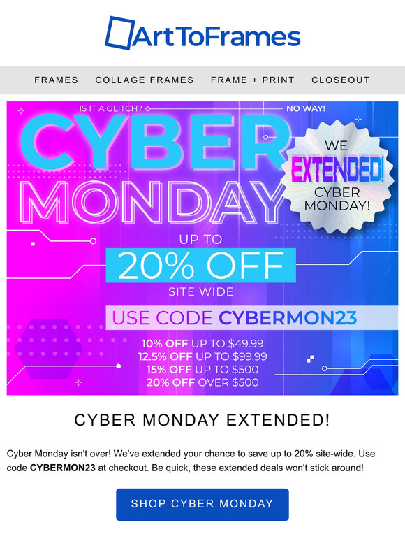 🌟 Surprise: More Art, More Savings - Cyber Monday Extended
