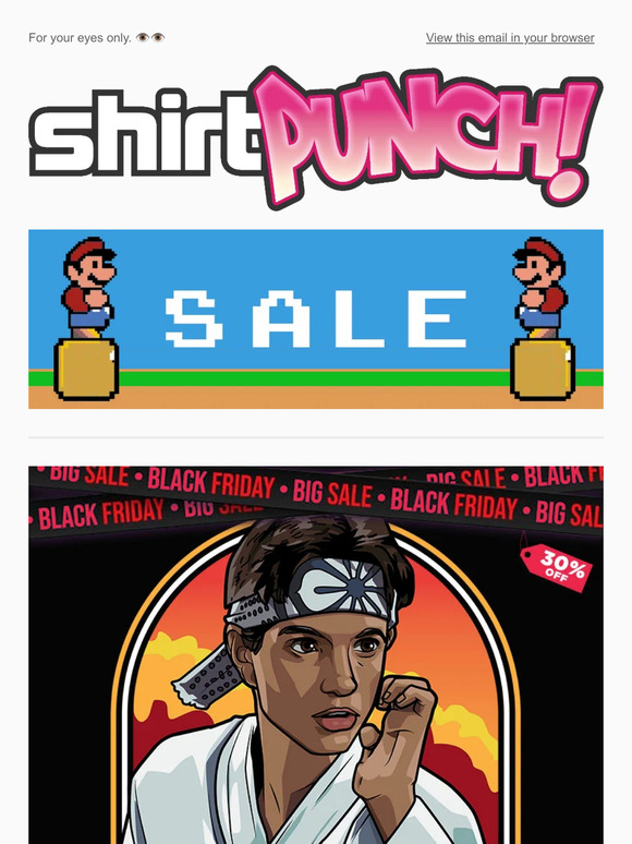 A Karate Kid secret sale