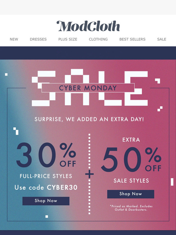 Up to 80% Off EXTENDED!
