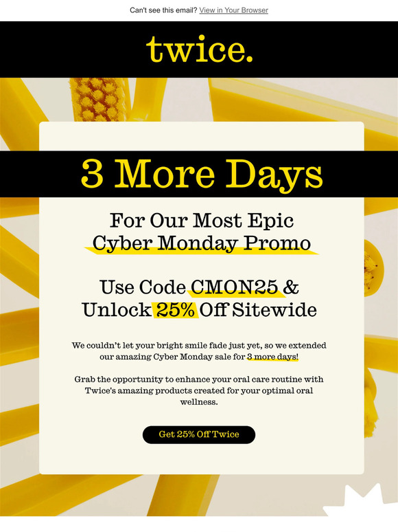 3 More Days to Save 25%!