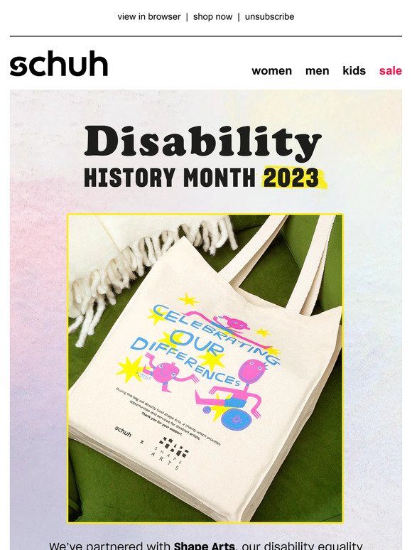 Disability History Month at schuh