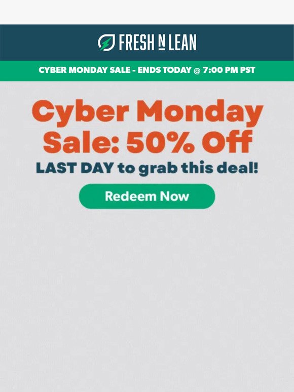 🚨LAST DAY – 50% OFF Ending Soon