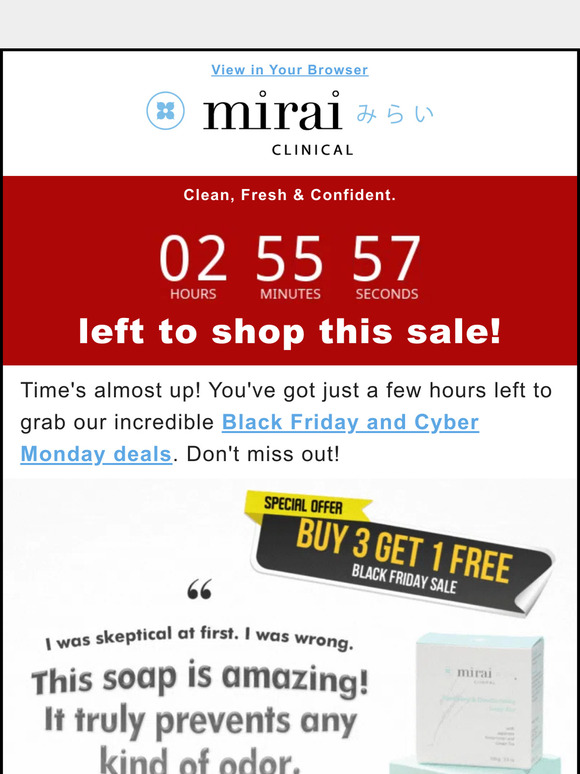 ⏲️ FINAL CALL HOURS LEFT to get 50% OFF!