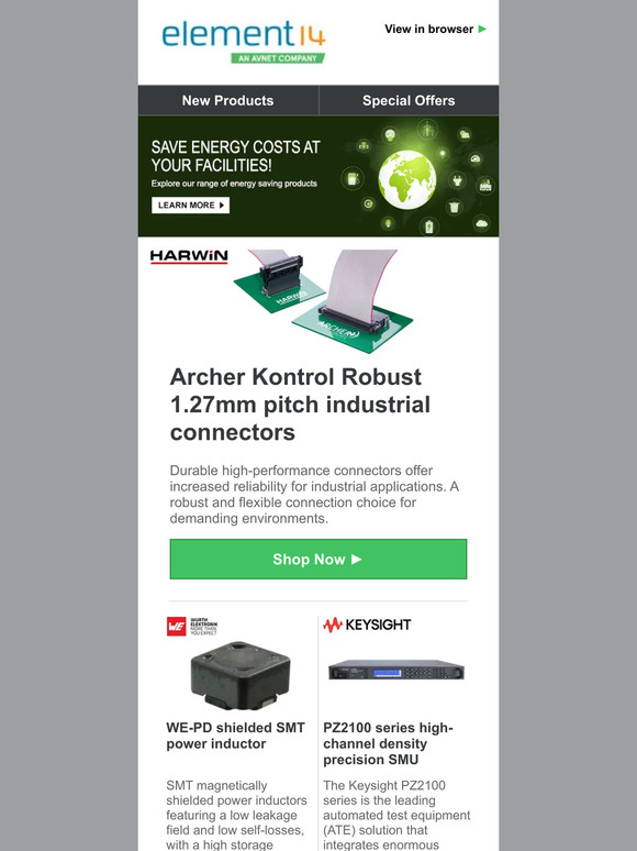 The weekly round-up of products from our top suppliers