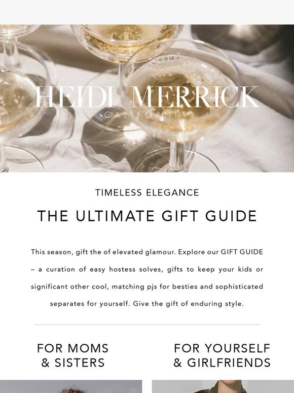 Timeless Elegance: The Ultimate Gift Guide