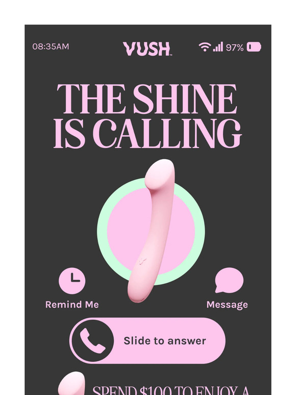 6 missed calls from the Shine
