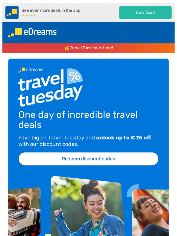 Travel Tuesday deals are here!