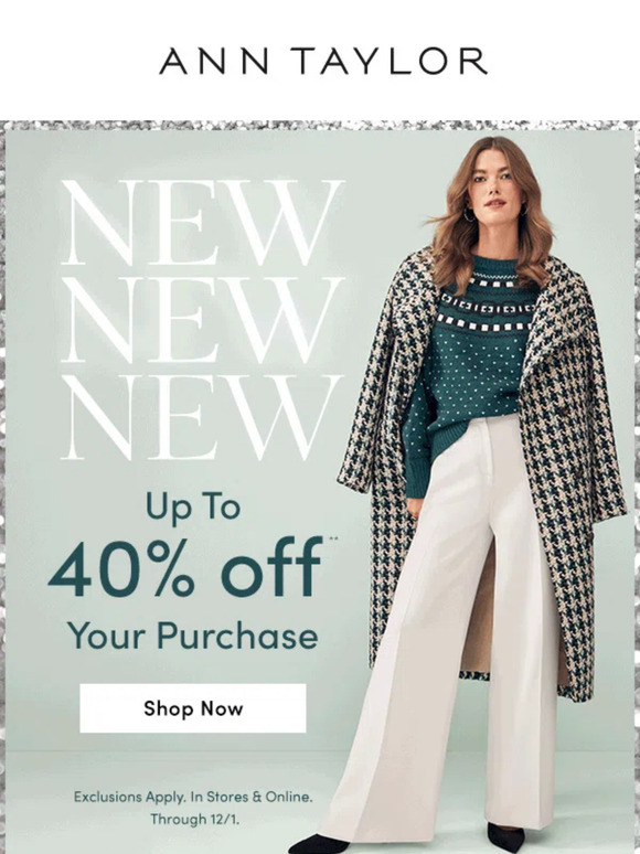 Make An Entrance In New Arrivals