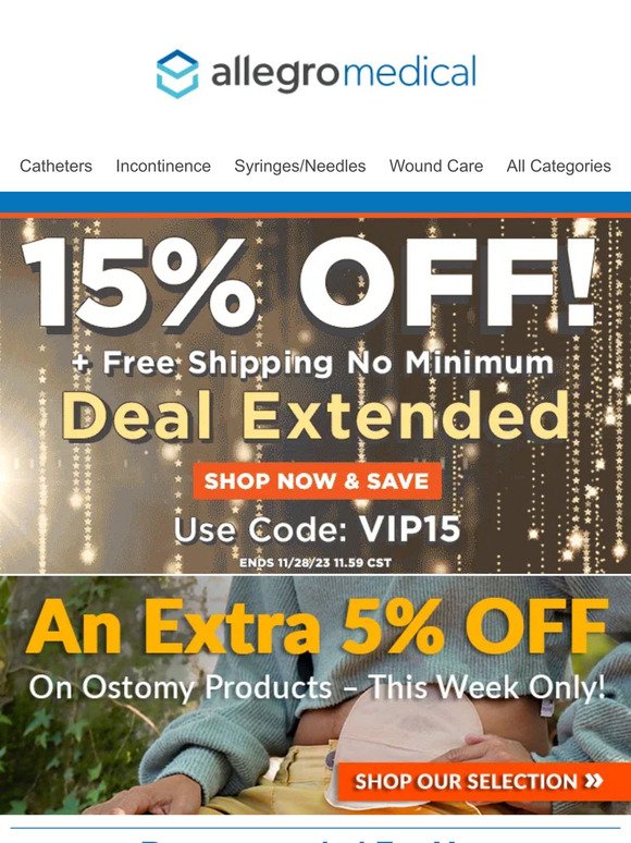 ⚡15% OFF & Free Shipping: Cyber Week Deal Extended!