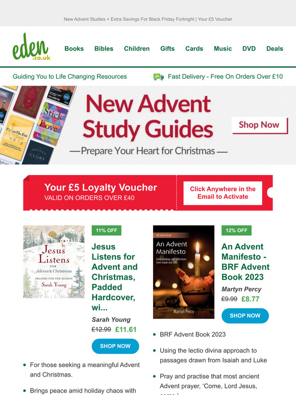 🌟 Extra Savings on Our Top Four Handpicked Advent Studies  💗 FREE Delivery Over £10