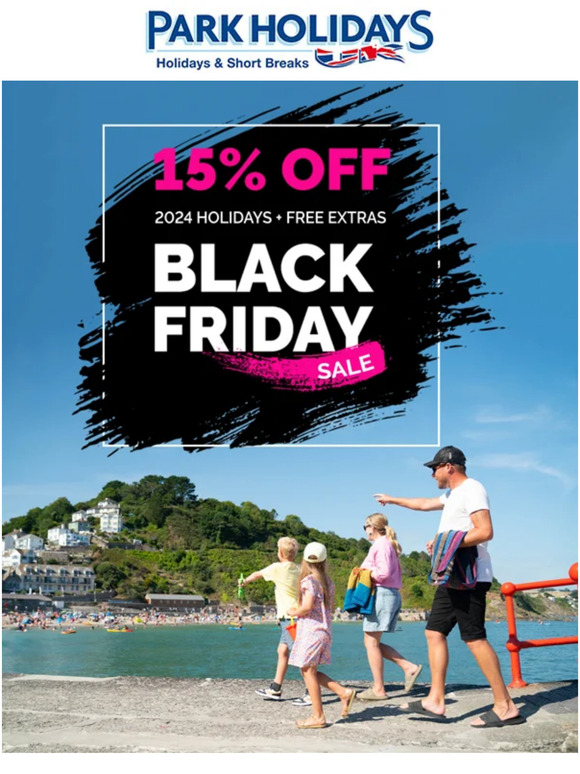 Save on your 2024 holiday in our Black Friday Sale