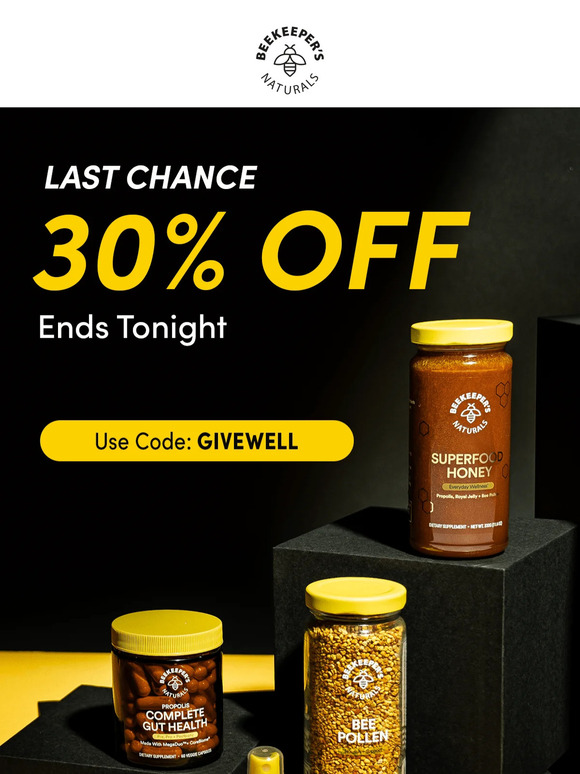 Last Call for 30% Off